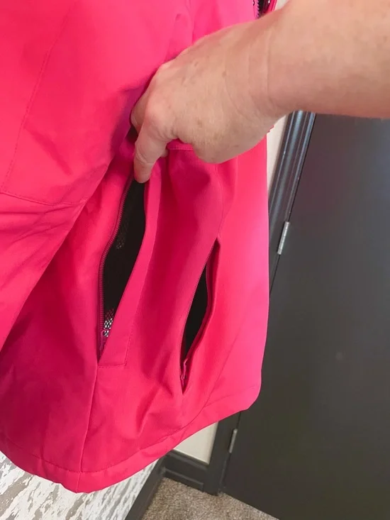 Hot Pink Snowboard Ski Anorak Jacket Pullover Hooded Waterproof Streetwear S - Picture 5 of 9